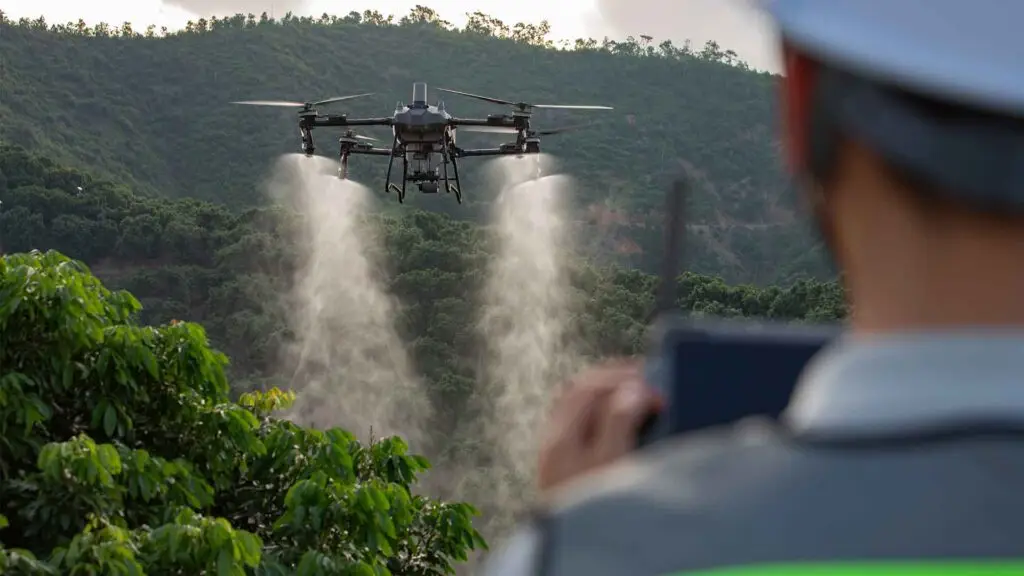Pulverización, fertilización y calidad de aplicación con drones